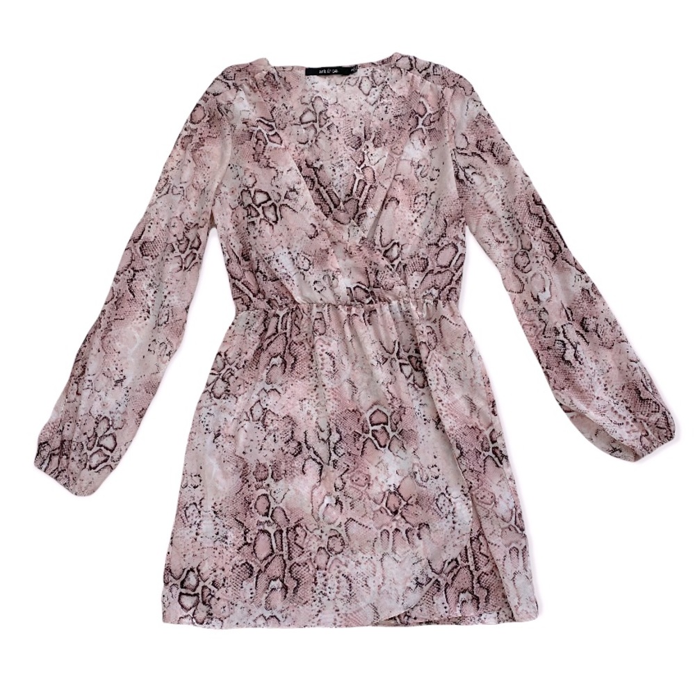 NWOT Snake skin print dress
